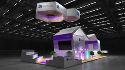 20x50 Île booth design by Reaction Space